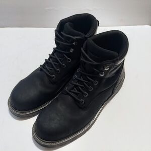 Wolverine W1069 Floorhand Black Leather Work Boot Sz 11.5M